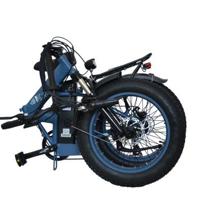 China Vtuvia Aluminum Alloy Folding Electric Bicycle Fat Tire Urban Road Foldable Electric Bike for sale