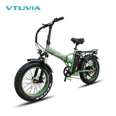 China Aluminum Alloy 20 Inch Fat Tire Electric Bike 48v 750w Folding Electric Bike Ebike Bicicleta Electrica Electric City Bike for sale