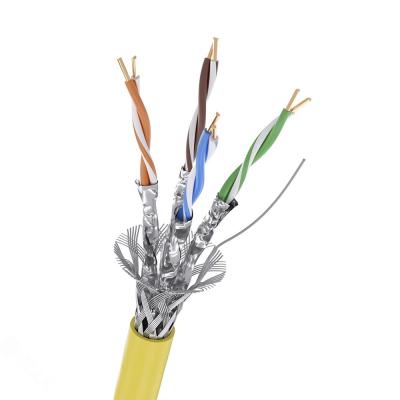 China Cat8 Ethernet Network Lan Cable Sftp 22awg 23awg 305m 1000ft 40gb 2000mhz Poe Play Internal CAT8 for sale