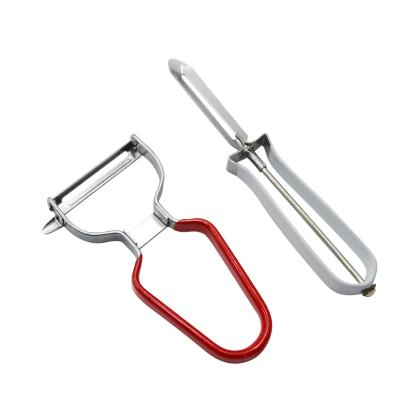 China Viable promotional lower price 2pcs stainless steel vegetable and fruit peeler for kitchen tools for sale