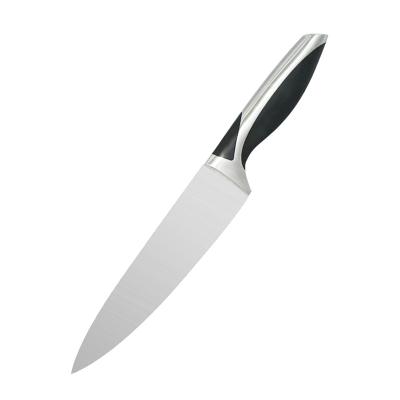 China Durable 3Cr13 Stainless Steel 8 Inch Chef Knife With Comfortable Hollow Handle Kitchen Knife for sale