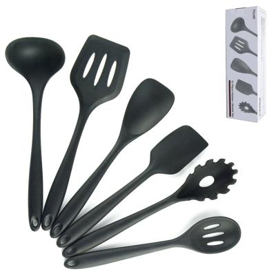 China Sustainable 6 sets of kitchen utensils and appliances nylon cookware sets kitchen utensil silicone sets for sale