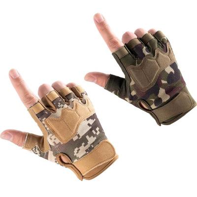 China Wholesale Men's Gym Workout Gloves Black Camouflage Anti Slip Workout Gloves Anti Skid Equipment Anti Slip For Men for sale