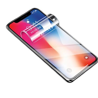 China Easy Install HD Clear Frosted Screen Protector Tpu Hydrogel Film For iPhone X XR XS for sale