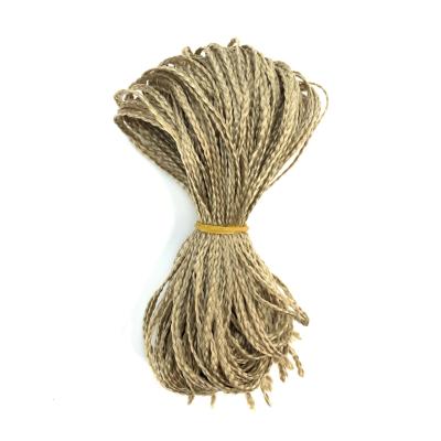 China Promotional High Temperature 17 Colors Small Fiber Hair Braids Pre-looped Synthetic Braiding Hair for sale