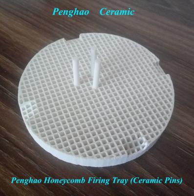 China D80mm Round Dental Ceramic Honeycomb Firing Tray  (ceramic pins) for sale