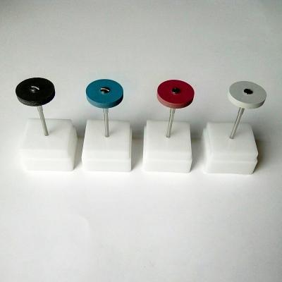 China Dental Diamond Filled Rubber Poliser (mono colors, 22mm*3mm)(Coarse ,medium ,fine) for sale