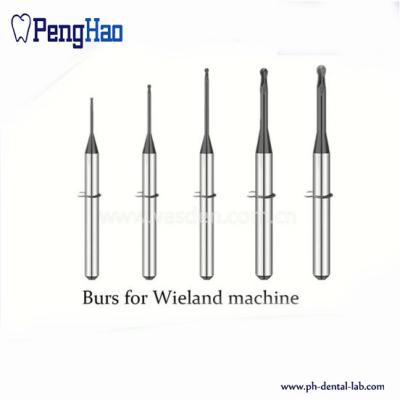 China Zirconia Milling Cutter for Wieland Mini Machine Milling Burs for sale