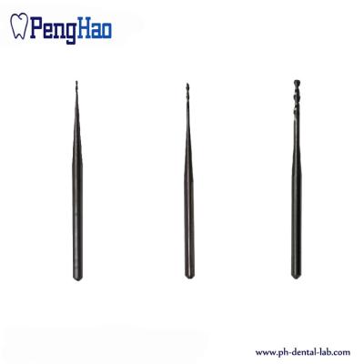 China CAD/CAM dental carbide burs milling burs for zirkonim , PMMA and Titanium for sale