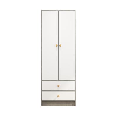 China Factory Price Expandable Suppier Cane Solid Wood Clothes Cabinet Furniture Wardrobe for sale