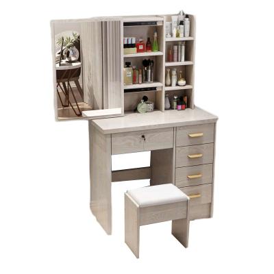 China Wholesale Modern Home Furniture Adjustable Dressers Standard Size White Wood Mirrored Dresser Table (Other) for sale