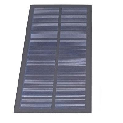 China Waterproof Solar Panel 1.8W 5.5V Manufacturers Frosted Small PET Polycrystalline Solar PV Module Polycrystalline Penal Frosted For LED Light for sale