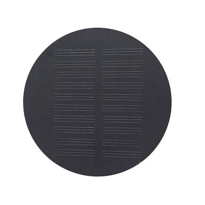 China Lighting Solar Products 5V 80mA Micro Solar Penal Mono Monocrystalline Micro Cells Surround Round Shape Custom Solar Power PV Modules for sale