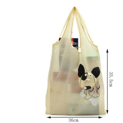 China Fashion Collapsible Foldable Cute Cartoon Shape Animal Portable Shopping Bag Custom Logo for sale