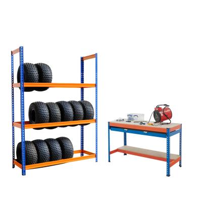 China Wholesale Warehouse Corrosion Protection China Steel Tire Welding Rack Folding Adjustable Trailer Tire Rack for sale