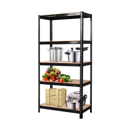 China Heavy Duty Supermarket Warehouse Rivet Store Shelves Storage Shelving Rack for sale