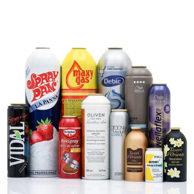 China Custom Empty Aluminum Cosmetic Aerosol Spray Can for sale