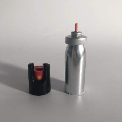 China Pepper Spray Matt Surface Aluminum Can With Empty Inner Liner Aerosol Bottle 22*58mm for sale