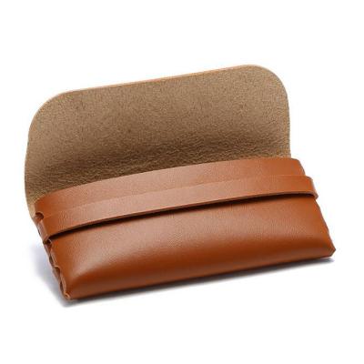 China 2020 cheap price faux leather glasses storage portable sunglass soft carrying case for sale