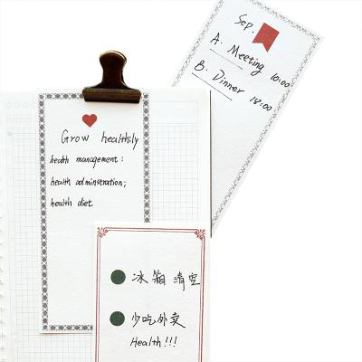 China Customized Loose-leaf Notepad Plan Letter Notepad Portable Sticky Message Pad for sale