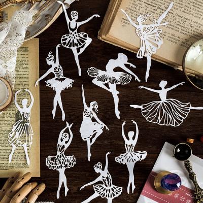 China Europe Hallow DIY Heart Lace Leaf Craft Paper Material Art Paper for Scrapbook Diary Planner Gift Card Butterfly Flower for sale