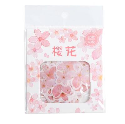 China 40pcs/bag Decorative Pink Sticker Diary Sticker Customize Decorative Stickers PVC Sticker For Girl for sale