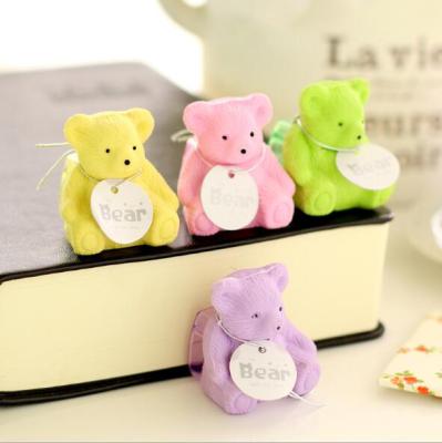 China Promotional Eraser Kawaii Bear Pencil Eraser For Kids Animal Erasers Students Custom Stationery School Supplies For Children for sale