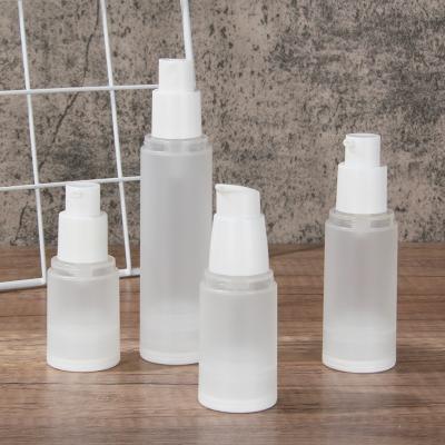 China Personal Skin Care Packaging Custom Logo 15ml 20ml 30ml 50ml 80ml 100ml Face Cream Emulsion Lotion Press Airless Spray Bottle Cosmetic Bottles for sale