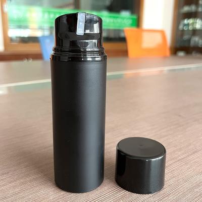 China 30ml Personal Airless Black Plastic Cosmetic MatteAirless Pump Bottle 100ml Skin Care Lotion Packaging Bottle 50ml 50ml 80ml 100ml 120ml 150ml for sale