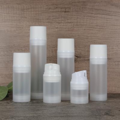 China Personal Skin Care Packaging Matte Airless Cosmetic Packaging Pump Bottle 30ml 50ml 80ml 100ml 120ml 150ml For Thick Cream Lotion Emulsion Airless Bottle for sale