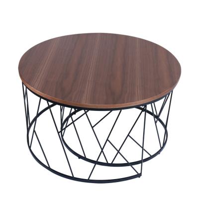 China 2021 Contemporary Modern Nesting Living Room Coffee Table Oval Coffee Table Set for sale