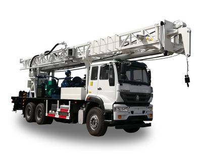 China Farms 600m  hydraulic truck mounted water well borehole drilling rig for sale