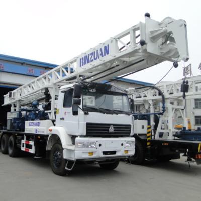 China Construction worksÂ  600 meters truck mounted water well drilling rig for sale