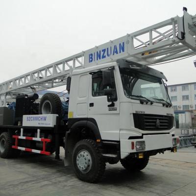 China Constrution 300M truck mounted water well borehole drilling rig for sale