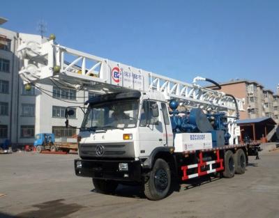 China Farms 300m truck mounted water well rotary drilling rig for sale