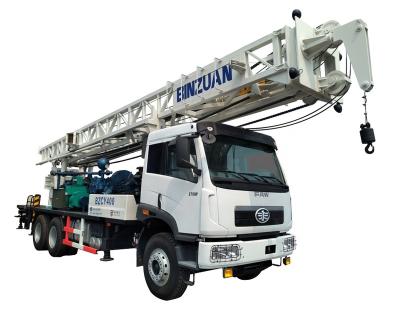 China Farms 400m HOWO truck mounted water well drilling rig borehole drilling machine for sale