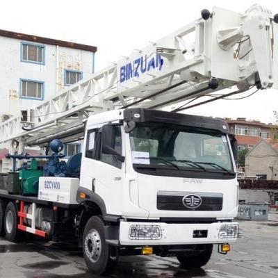 China Construction worksÂ  BZC400ZY truck mounted turntable rotary water well drilling rig for sale