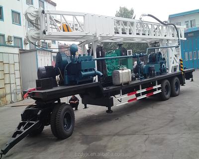 China Water Well 600m trailer type ground water drilling rig for sale