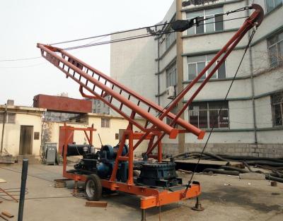 China Water Well trailer mounted portable small well drilling rig for sale