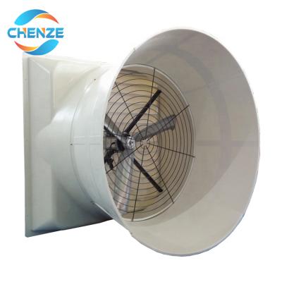 China Hotels 50 inch fiberglass cone fan for industrial ventilation for sale