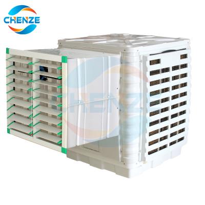 China Hotels 10000m3/h Airflow Window Wall New Home Energy Saving AC Evaporative Air Cooler for sale