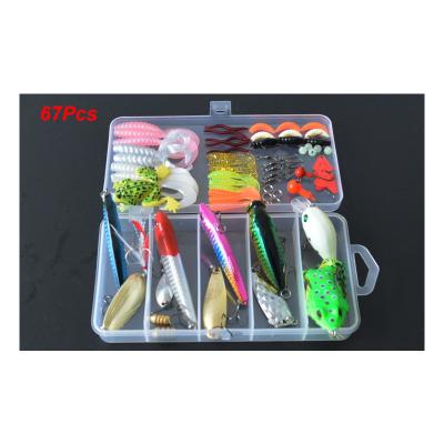 China Wholesale Durable Including Plastic Artificial Insect Frog Bait Lure Fishing Set for sale