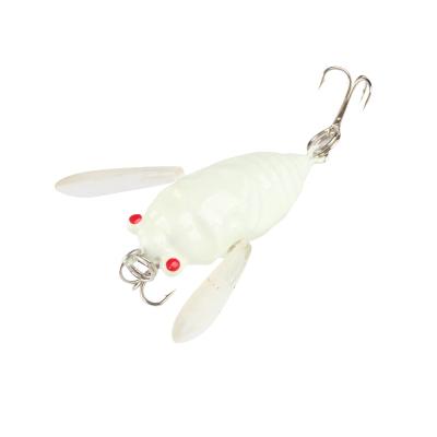 China Cheap ABS Factory Price Bass Hing Lures 50mm Cicada 6g Hard Bait Fishing Lures for sale