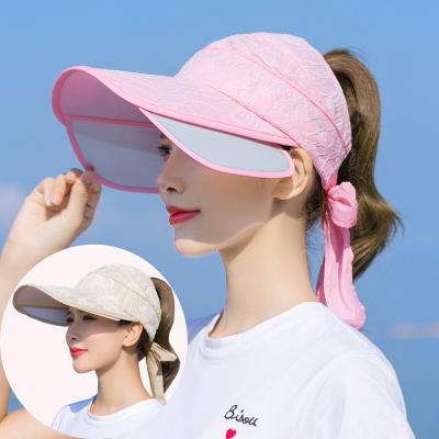 China Female Outdoor Hat Summer Sun Protection Baseball Hat Sun Protection Top Empty UV Hat for sale