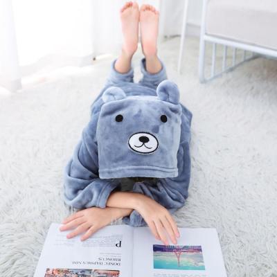 China QUICK DRY Cozy Flannel Winter Thick Pajamas For Kids Children Pajamas for sale