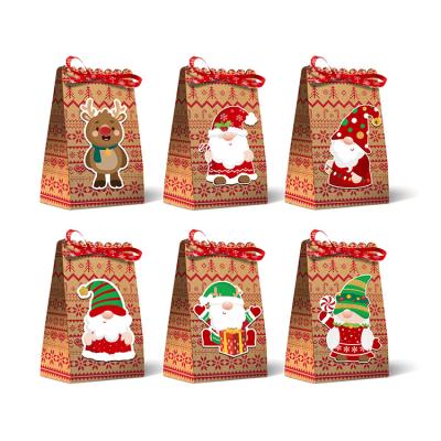 China Amazon New Product Christmas Dwarf Candy DIY Gift Bag Birthday Party Chocolate Wrapping Paper Bag for sale