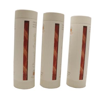 China Custom Made Handmade Art Paper Eco Friendly Candle Cylinder Packaging in Ppaper Boxes for sale