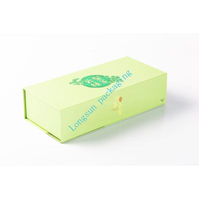 China Recycled Materials Eco Friendly Luxury Art Paper Tea Bags Box Custom Handmade Packaging for sale