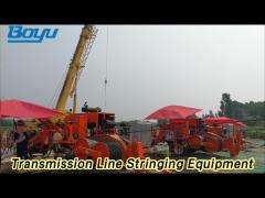 Large Transmission Line Stringing Equipment 180kN Hydraulic High Efficiency