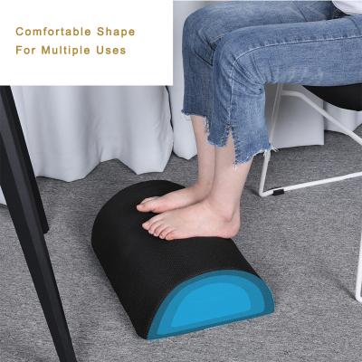 China Adjustable (Size) Desk Foot Rest Cushion Under Ergonomic Desk Footrest Pillow For Office Home Rest for sale